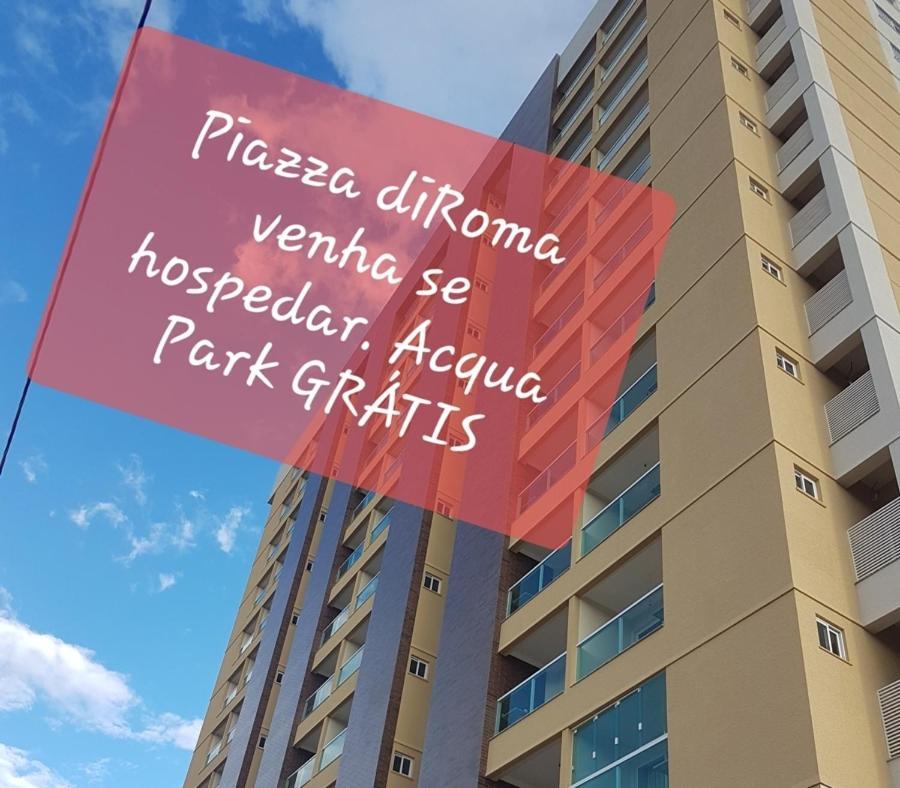 Piazza Acesso Ao Acqua Park Diroma Caldas Novas Apartamento Exterior foto